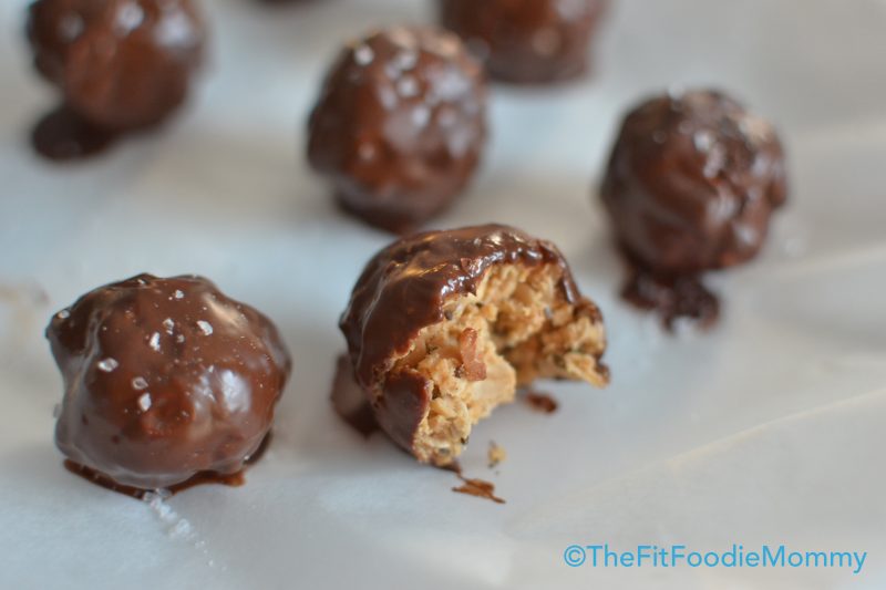 fit foodie mommy, chocolate peanut butter balls