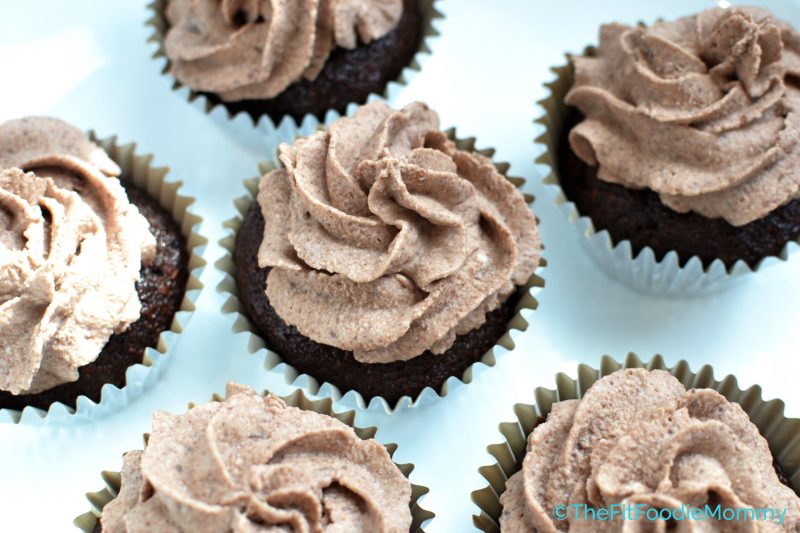 chocolate cupcakes, fit foodie mommy
