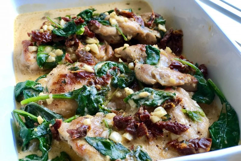 creamy chicken with sundried tomatoes