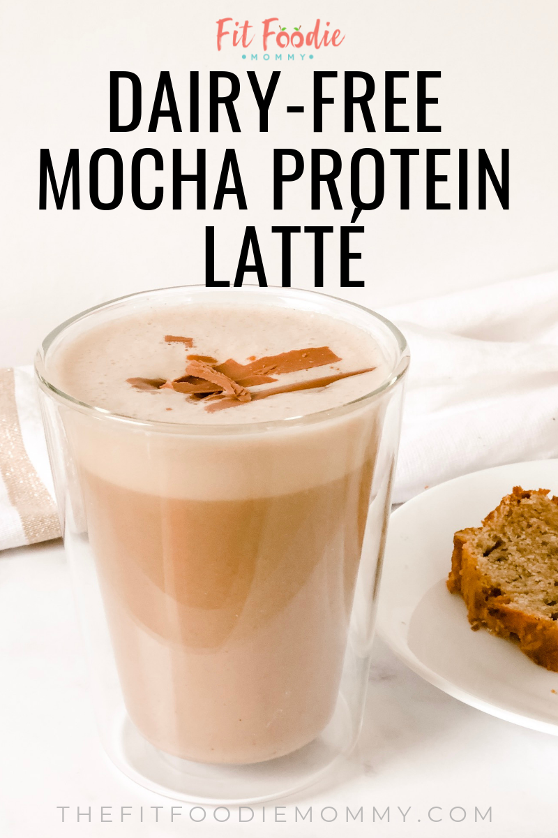 Mocha protein latte, Fit Foodie Mommy