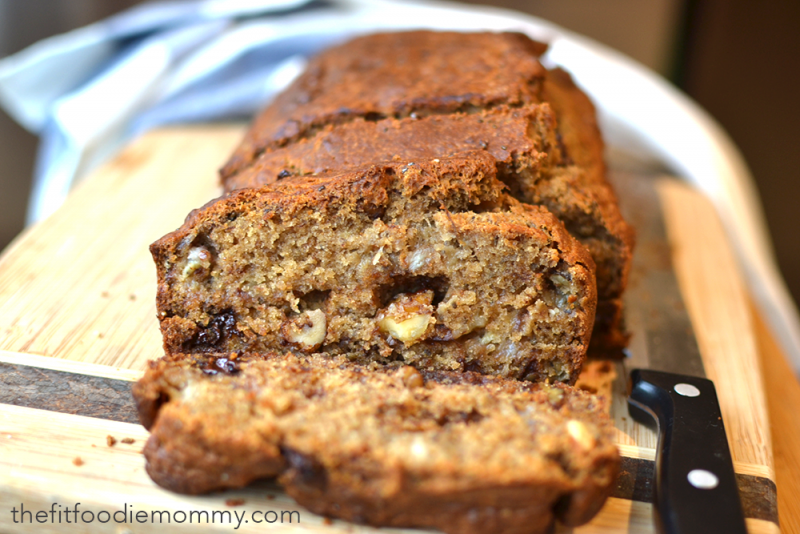 Super-moist Banana Bread - Fit Foodie Mommy