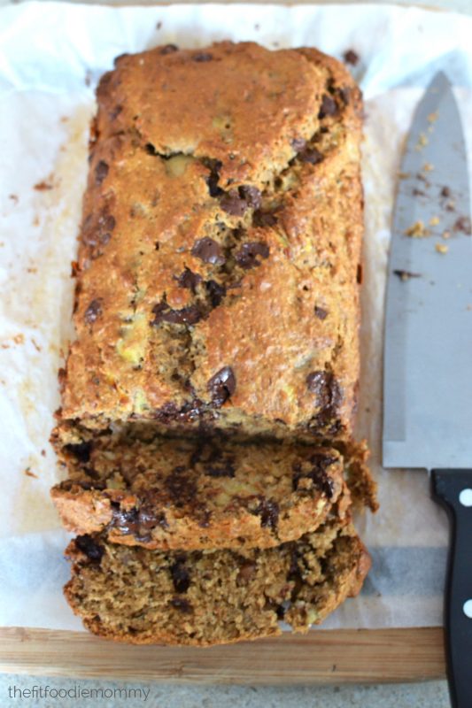 Super Moist Banana Bread - Fit Foodie Mommy