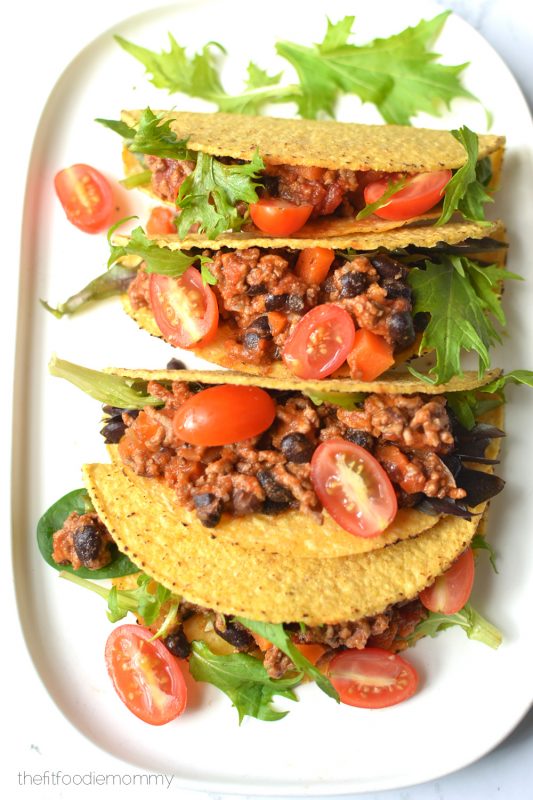 Easy Beef Tacos - Fit Foodie Mommy