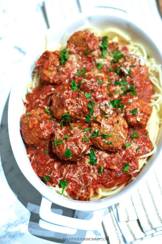 Cheesy Meatball Pasta