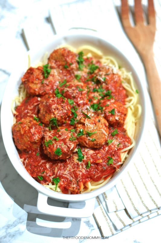 Cheesy Meatballs Pasta