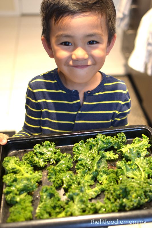 Crispy kale chips - Fit FOodie Mommy