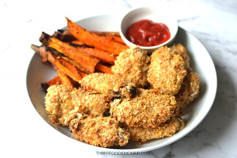 Crispy Baked Chicken Wings - Fit Foodie Mommy
