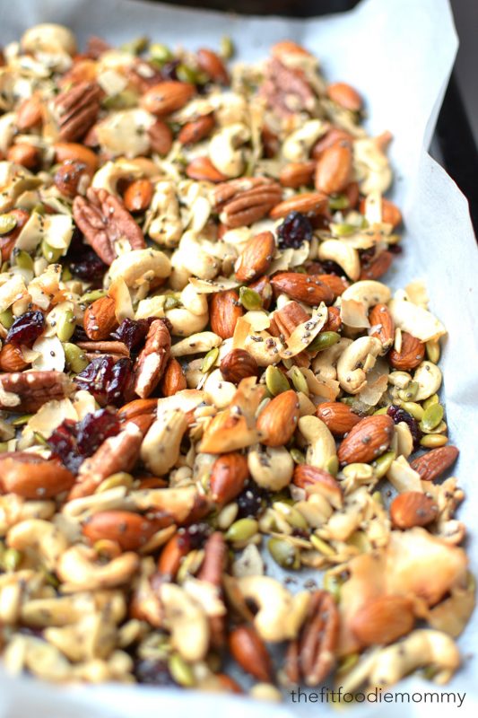 Healthier Trail Mix - Fit Foodie Mommy