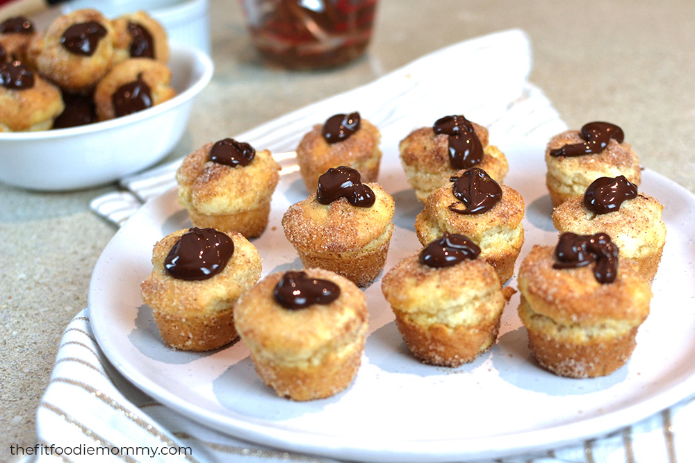 healthier baked donut holes - Fit foodie mommy