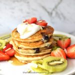 Vega yogurt pancakes - fit foodie mommy