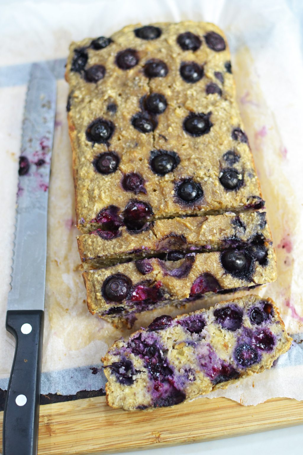 Paleo Blueberry Banana Bread - Fit Foodie Mommy