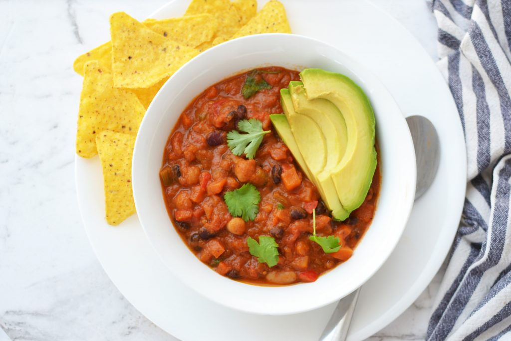 Vegetarian Chili Con Carne - Fit Foodie Mommy