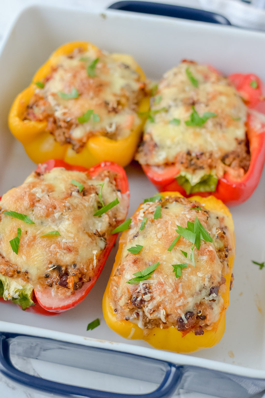 Stuffed Bell Peppers - Fit Foodie Mommy